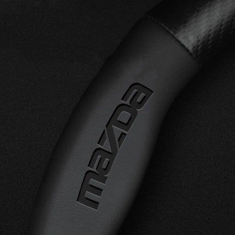 Carbon Fiber Car Steering Wheel Cover Mazda