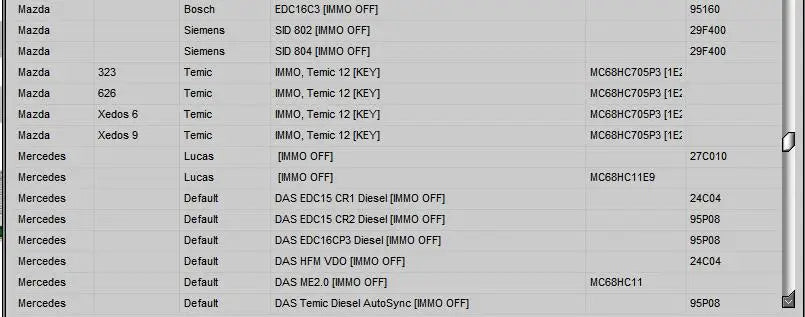 5 in 1 Immo Car Software