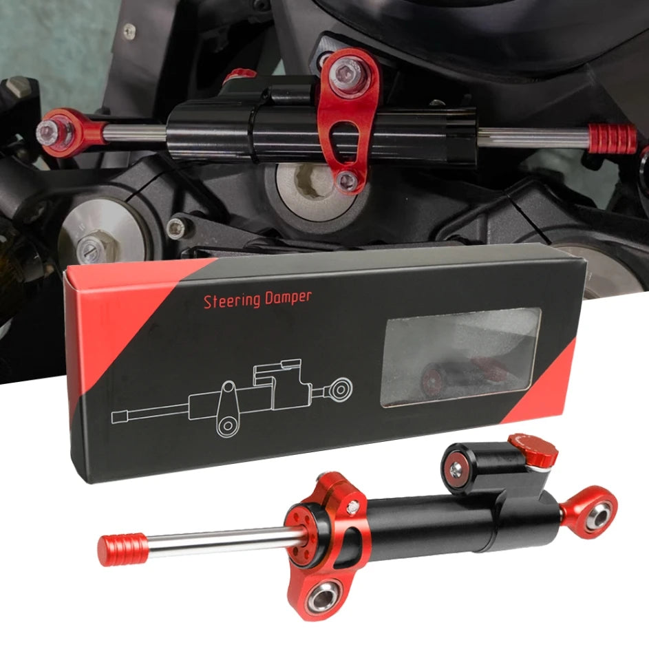 Motorcycle Accessories Aluminum Adjustable Steering Damper