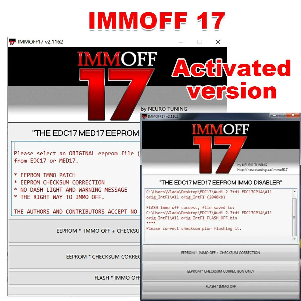 5 in 1 Immo Car Software IMMOFF 17 Immo off 17 Immo Doctor V2.1 AETOOL IMMO REMOVER 1.3 ImmoKiller V1.10 IMMO SERVICE TOOL V1.2