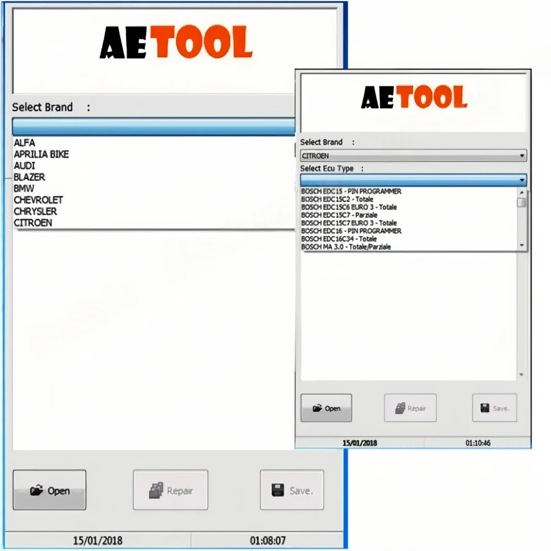 2025 AETOOL v1.3 ECU decoding Virgin/IMMO Remover