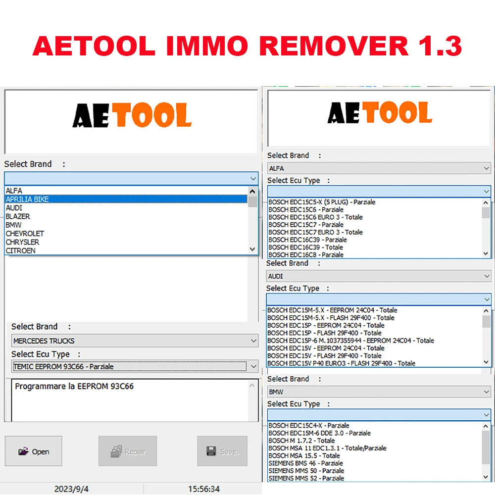 5 in 1 Immo Car Software