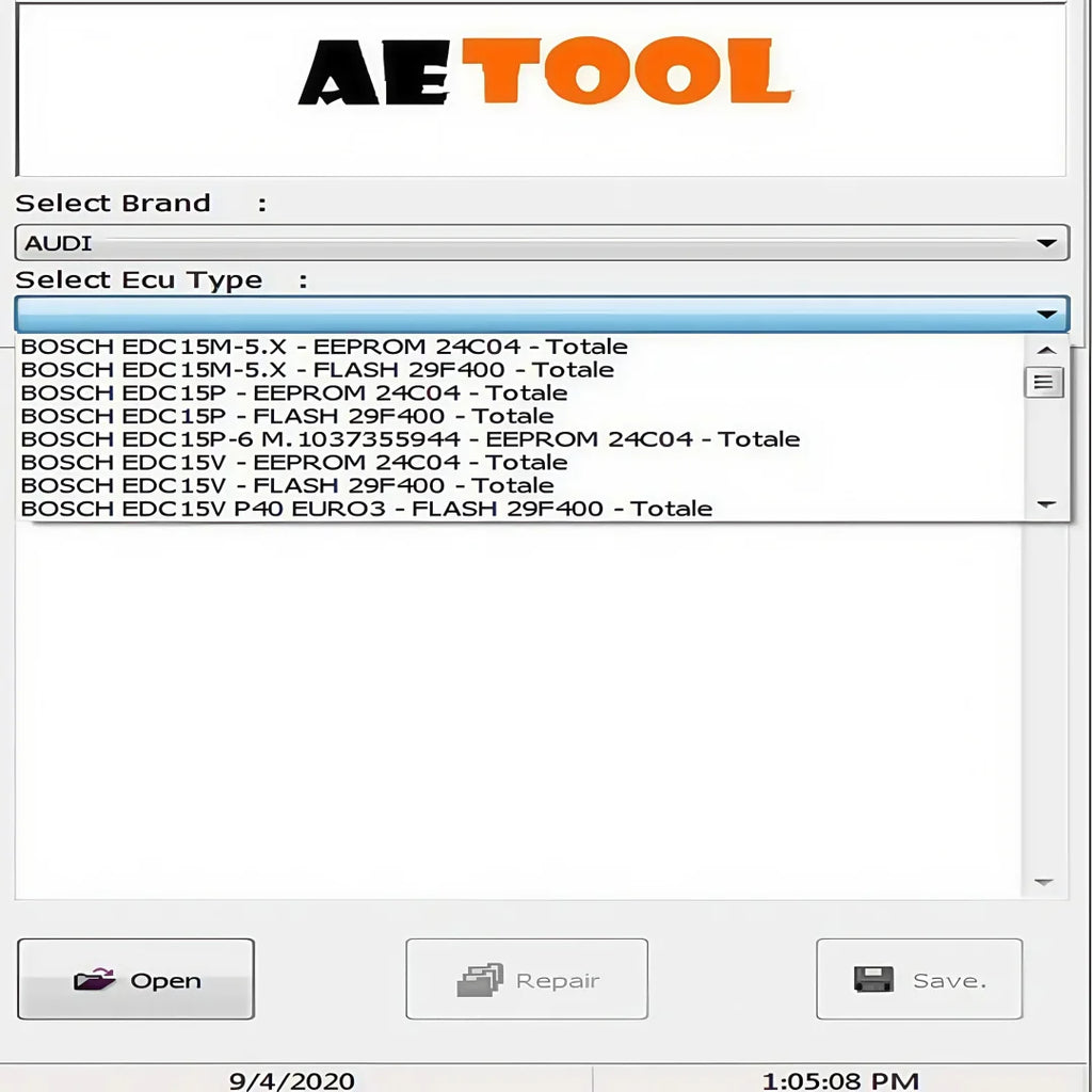 2025 AETOOL v1.3 ECU decoding Virgin/IMMO Remover