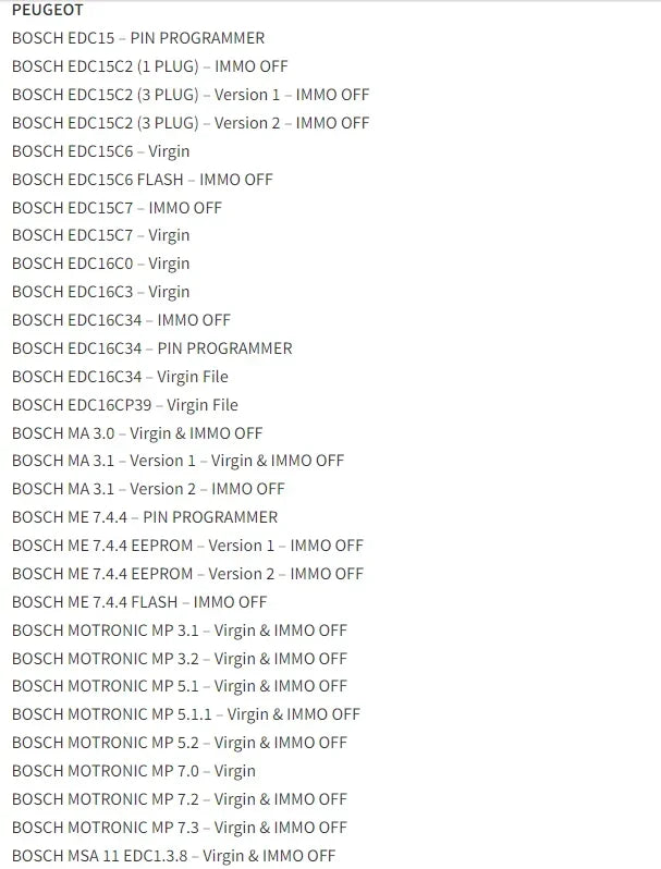 2025 AETOOL v1.3 ECU decoding Virgin/IMMO Remover