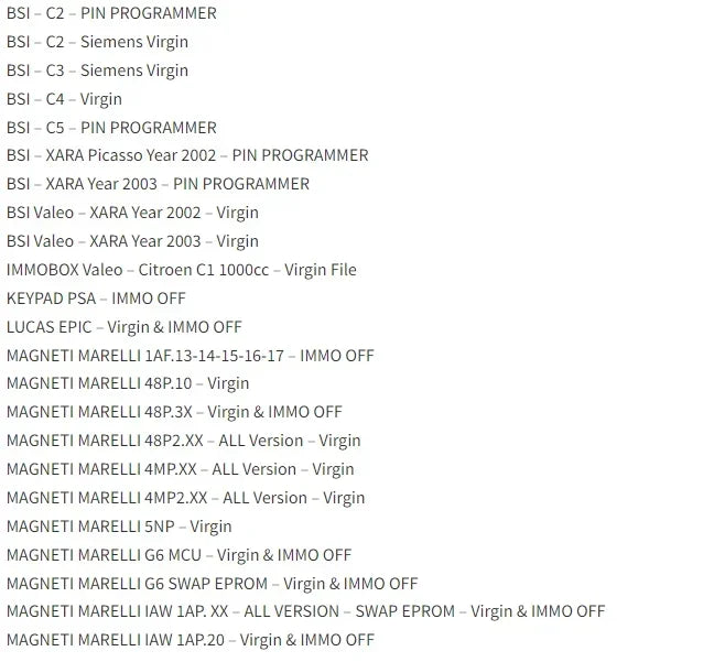 2025 AETOOL v1.3 ECU decoding Virgin/IMMO Remover