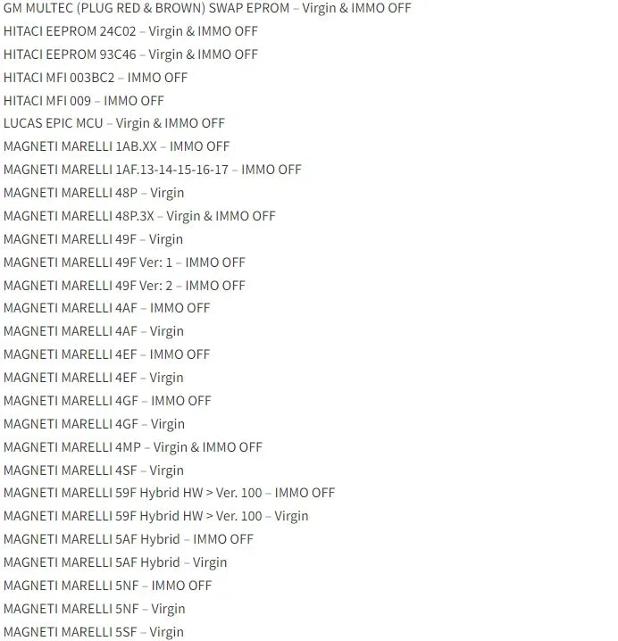 2025 AETOOL v1.3 ECU decoding Virgin/IMMO Remover