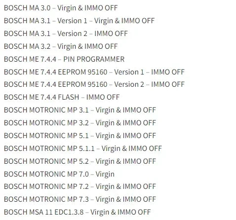 2025 AETOOL v1.3 ECU decoding Virgin/IMMO Remover