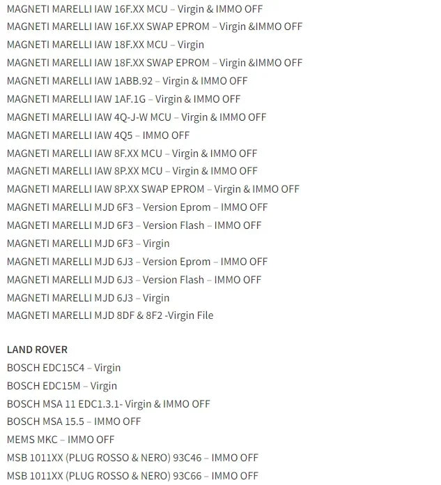 2025 AETOOL v1.3 ECU decoding Virgin/IMMO Remover
