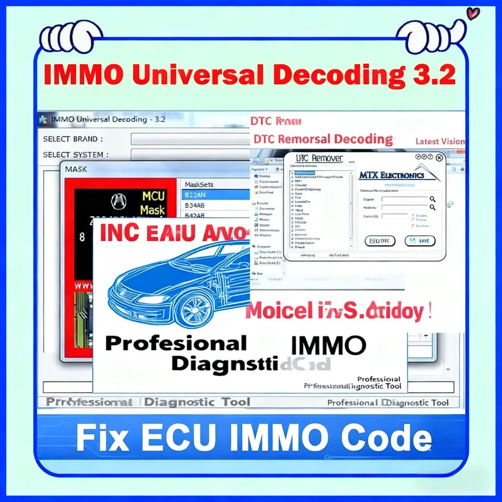 IMMO Universal decoding v3.2 Remove with Keygen MTX DTC Remover 1.8.5.0 With Keygen Unlimited CrackSoftware