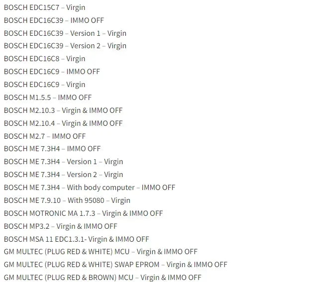 2025 AETOOL v1.3 ECU decoding Virgin/IMMO Remover