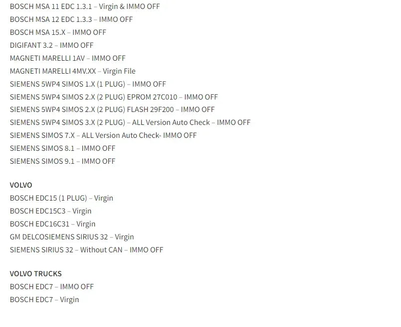 2025 AETOOL v1.3 ECU decoding Virgin/IMMO Remover