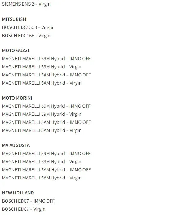 2025 AETOOL v1.3 ECU decoding Virgin/IMMO Remover