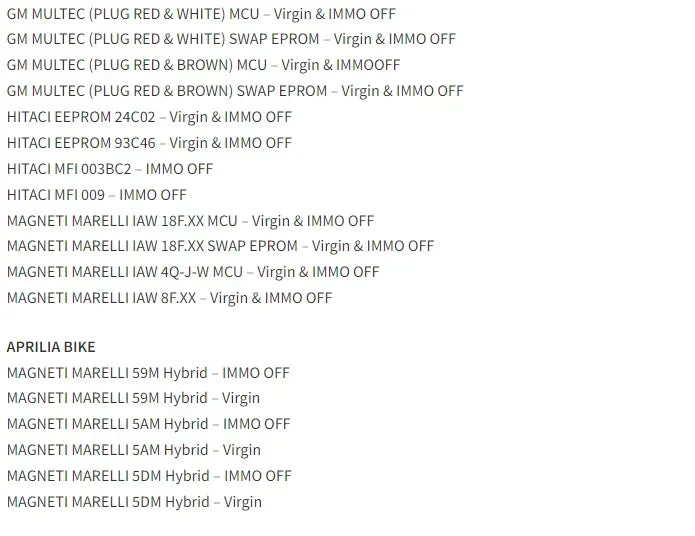 2025 AETOOL v1.3 ECU decoding Virgin/IMMO Remover