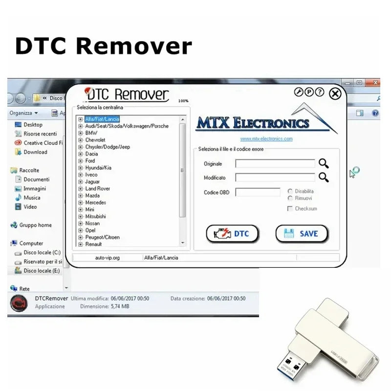 MTX DTC Full Unlimited Software for Window 7
